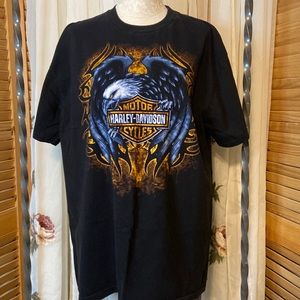 Harley Davidson short sleeve tee-shirt. Black, size XL